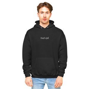 Fleece Hoodie Trust God Blanco Label